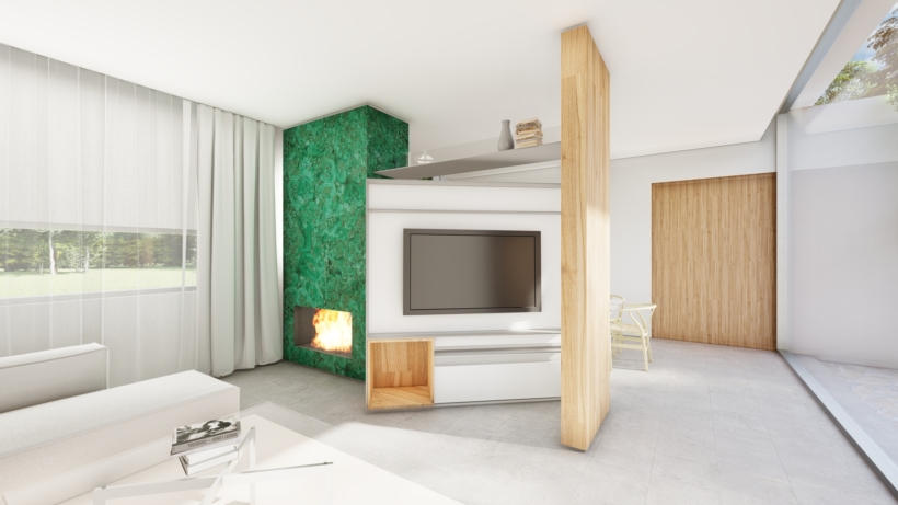Design a fireplace and a rotating TV unit? Challenge accepted! Design a fireplace and a rotating TV unit? Challenge accepted!